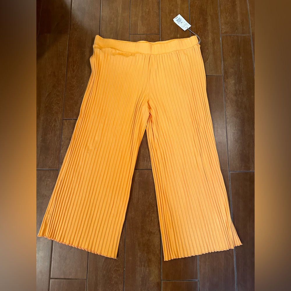 A New Day wide leg orange pants - new, with tags!